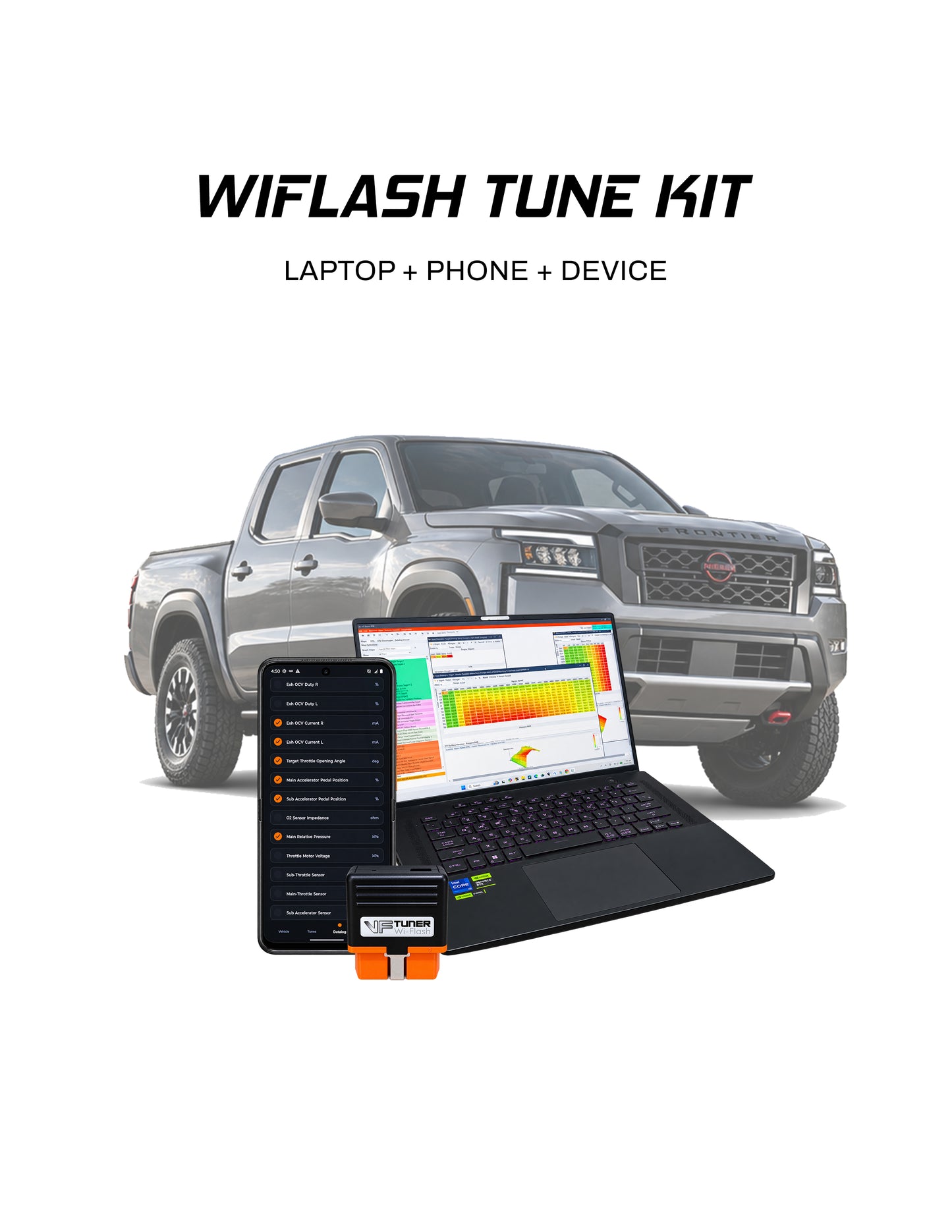 VF Tuner Laptop + Phone Wiflash Kit - 3.8 Frontier