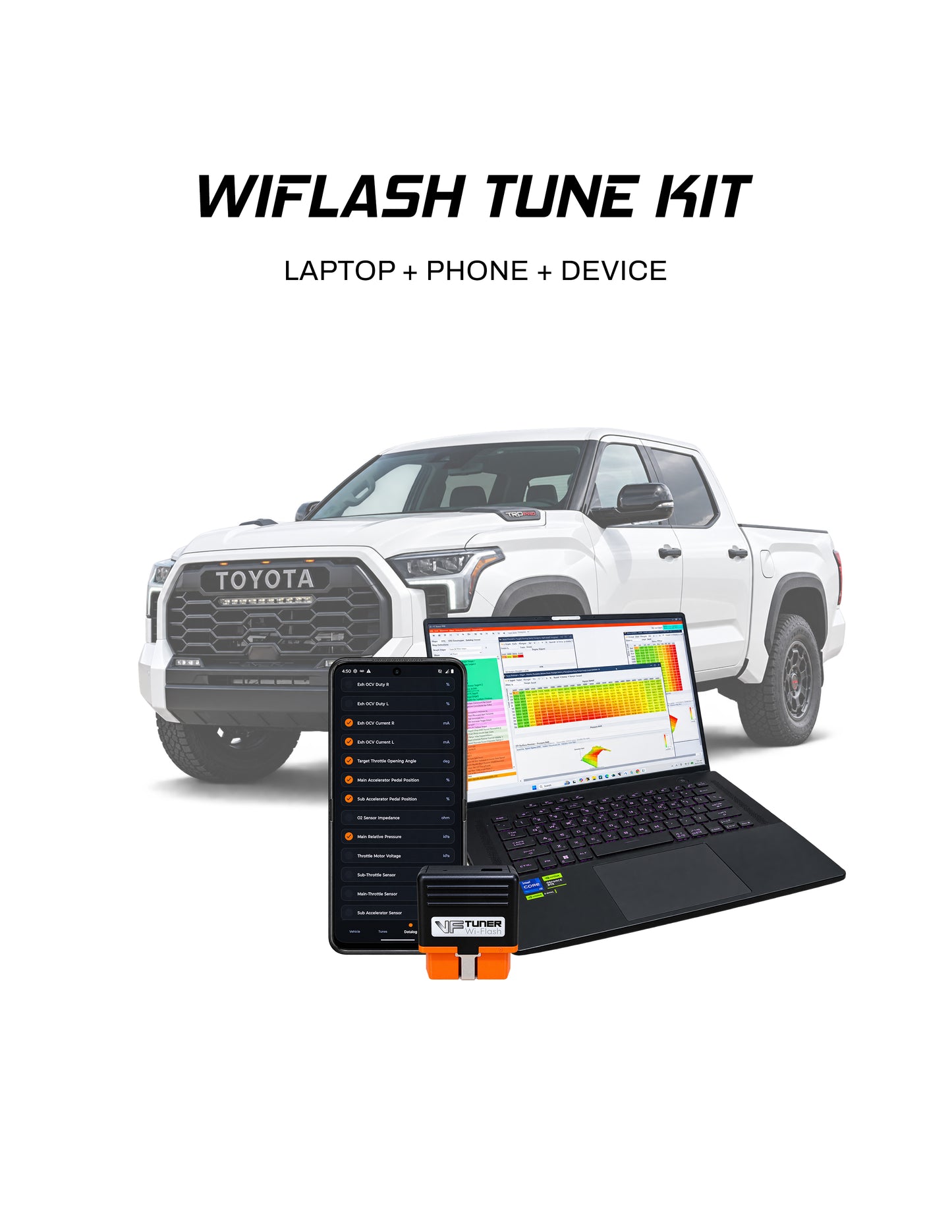VF Tuner Phone + Laptop Wiflash Kit - Tundra
