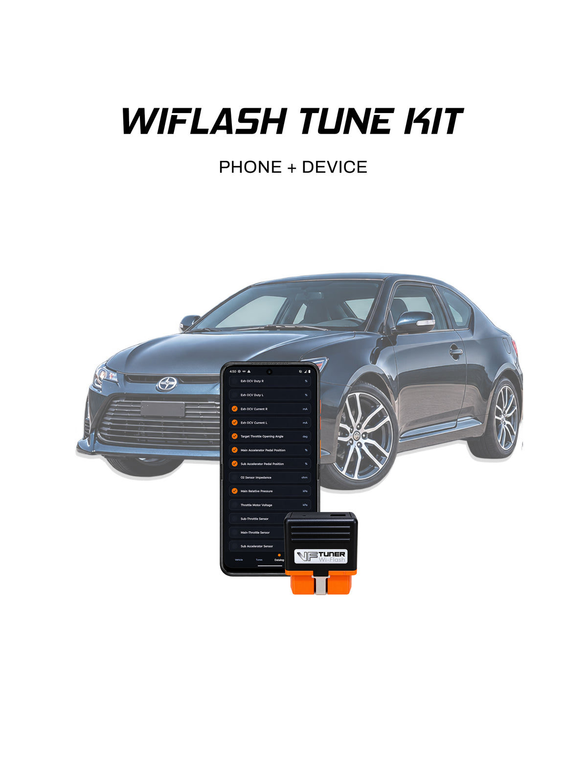 VF Tuner Phone Wiflash Kit - Scion tC 2.5L
