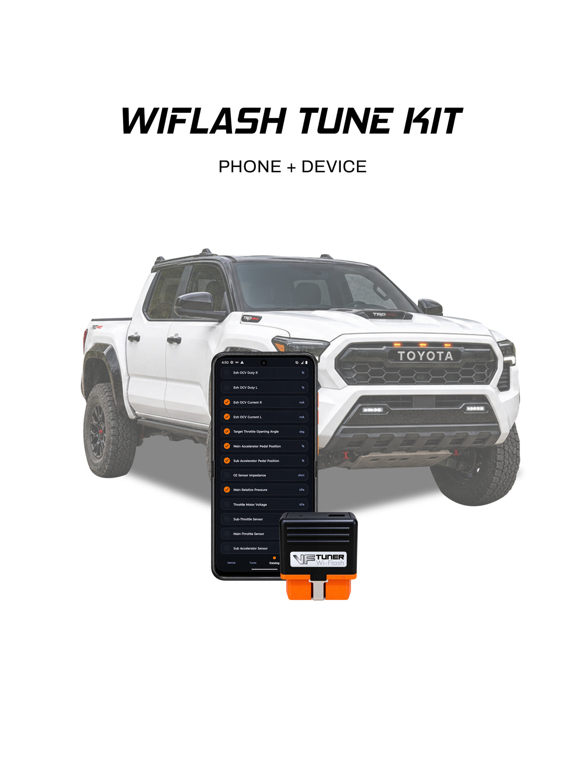 VF Tuner  Phone Wiflash Kit - 2.4L Tacoma