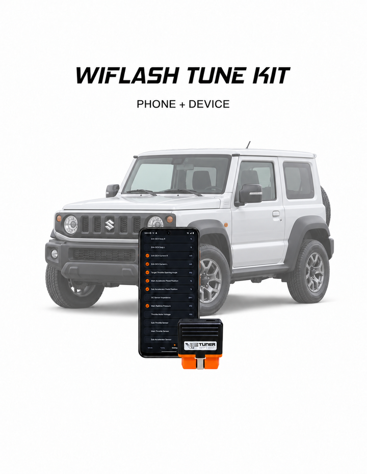Suzuki Jimny 1.5L Bosch WiFlash tuning kit for Android phone