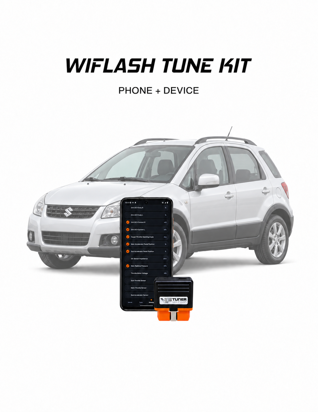 Suzuki SX4 WiFlash tuning kit for Android phone