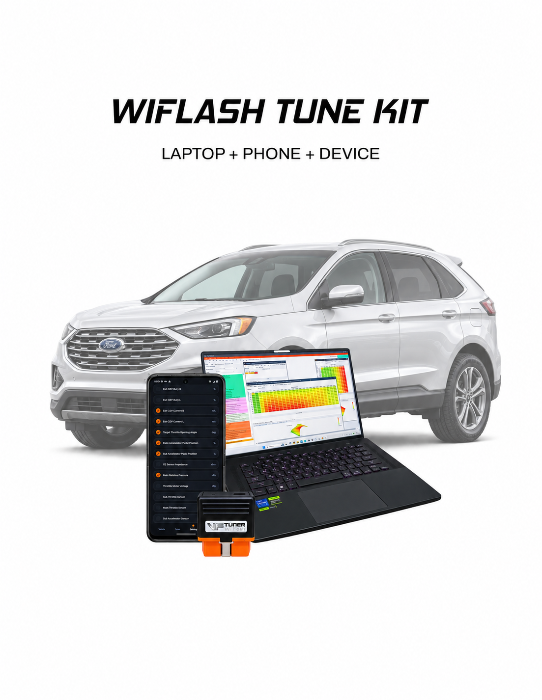 Ford edge Laptop + Phone VF Tuner kit
